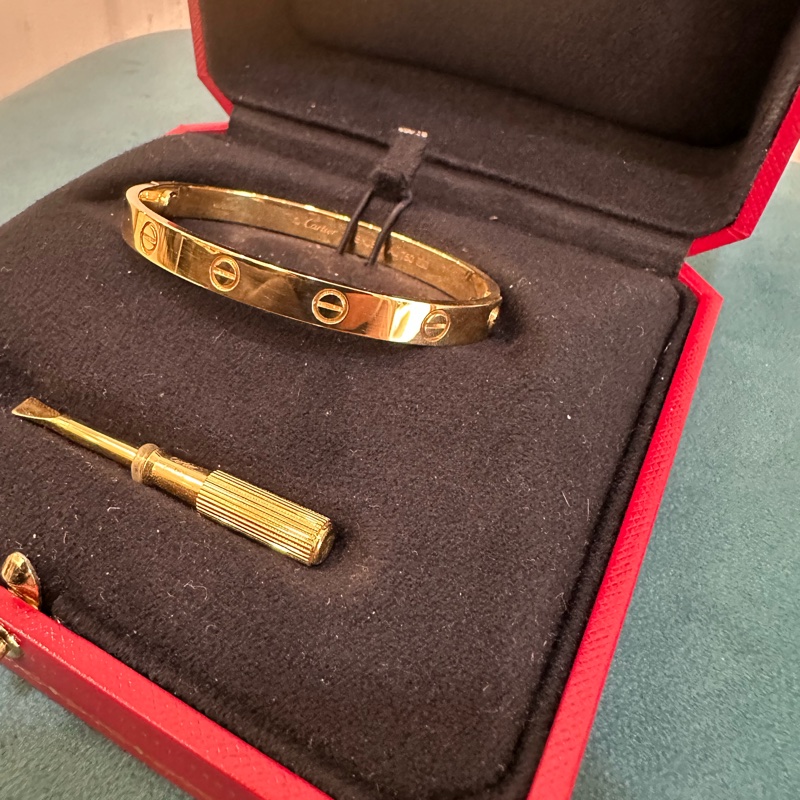 Cartier 黃18K 750 Love手鐲CRB6067517-4