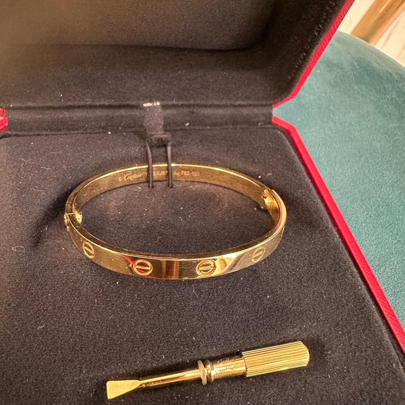 Cartier 黃18K 750 Love手鐲CRB6067517-5