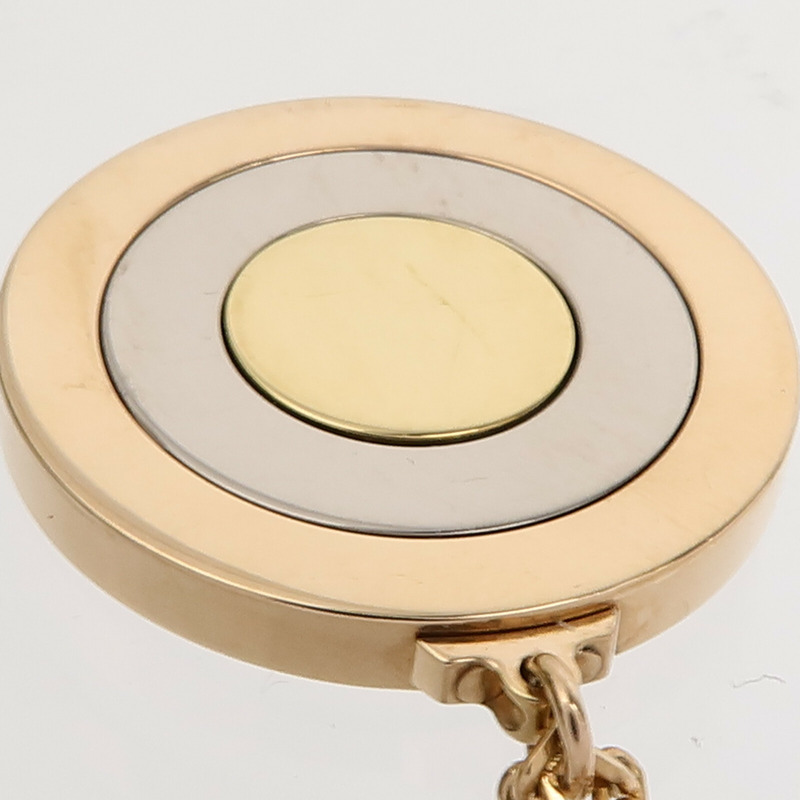 CARTIER 18K黃金/白金/玫瑰金Cirular Spinning Pendent項鍊-7