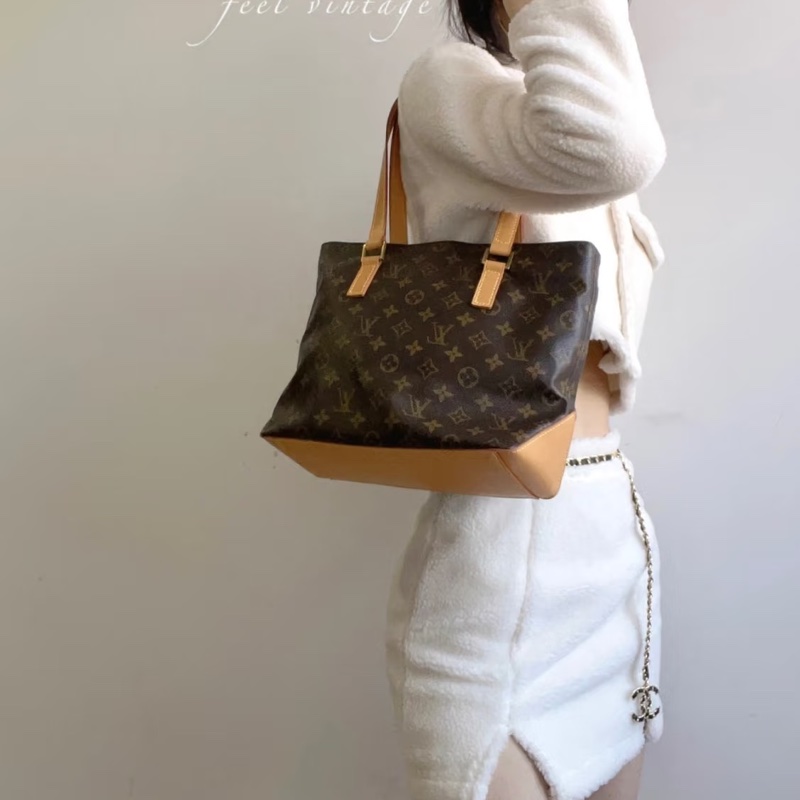莉亞精品♡LV M51148 老花托特包 二手美包-1