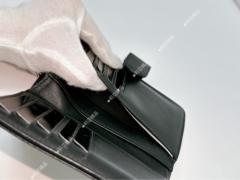 莉亞精品♡Chanel A50073 雙C中夾 九新美品-10