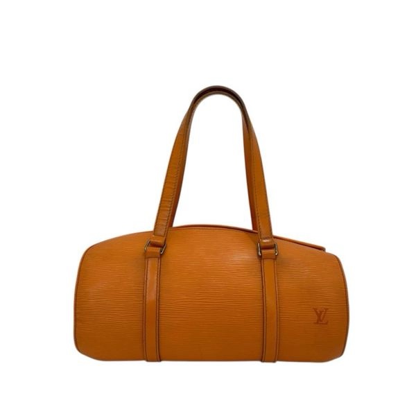 Louis Vuitton 橘色水波紋手提包-0