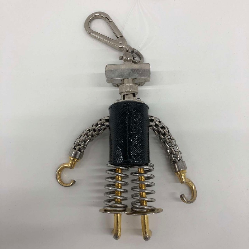 【二手精品】Prada Robot Charm 機器人吊飾 鑰匙圈-7