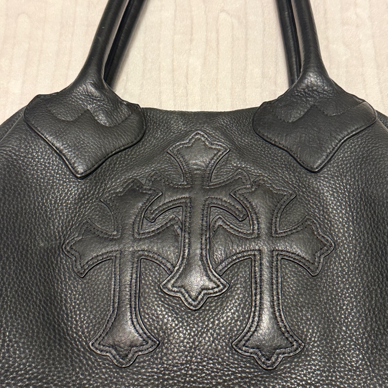 Chrome Heart 克羅心黑色托特包-12