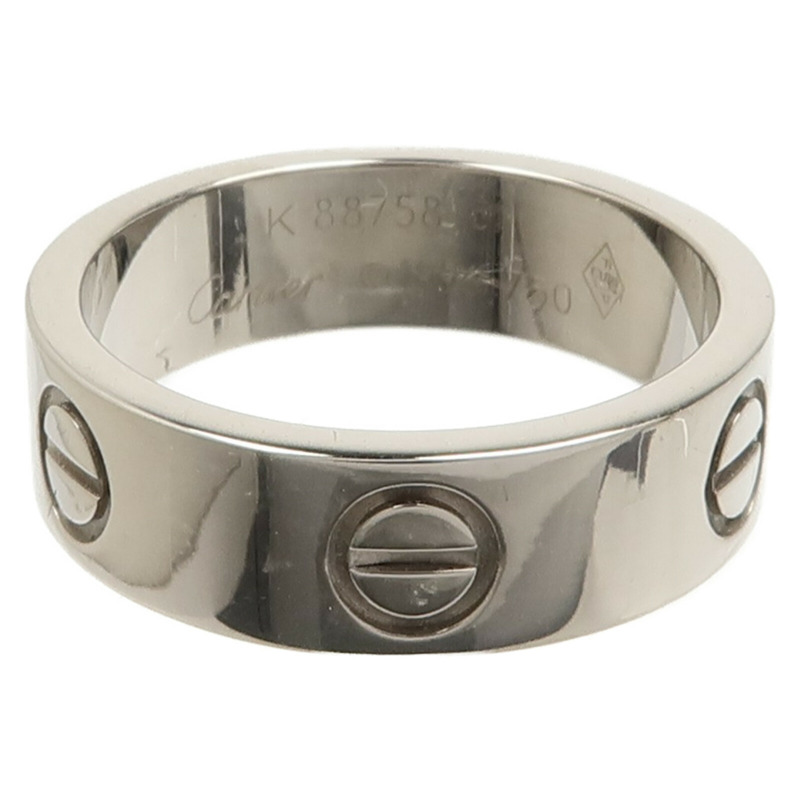 CARTIER 18K白金Love Ring戒指Cartier#51/US#5.5-1