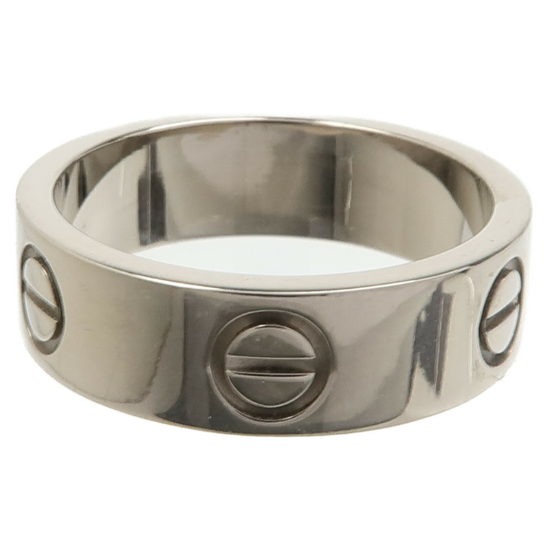 CARTIER 18K白金Love Ring戒指Cartier#51/US#5.5-2