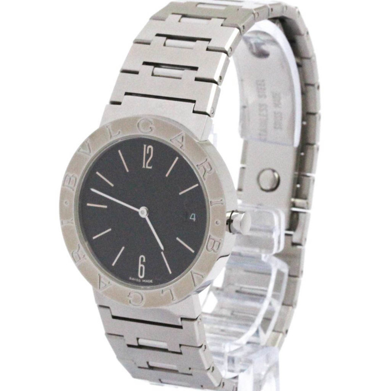BVLGARI BVLGARI-BVLGARI 鋼石英男錶 BB33SS 拋光-1