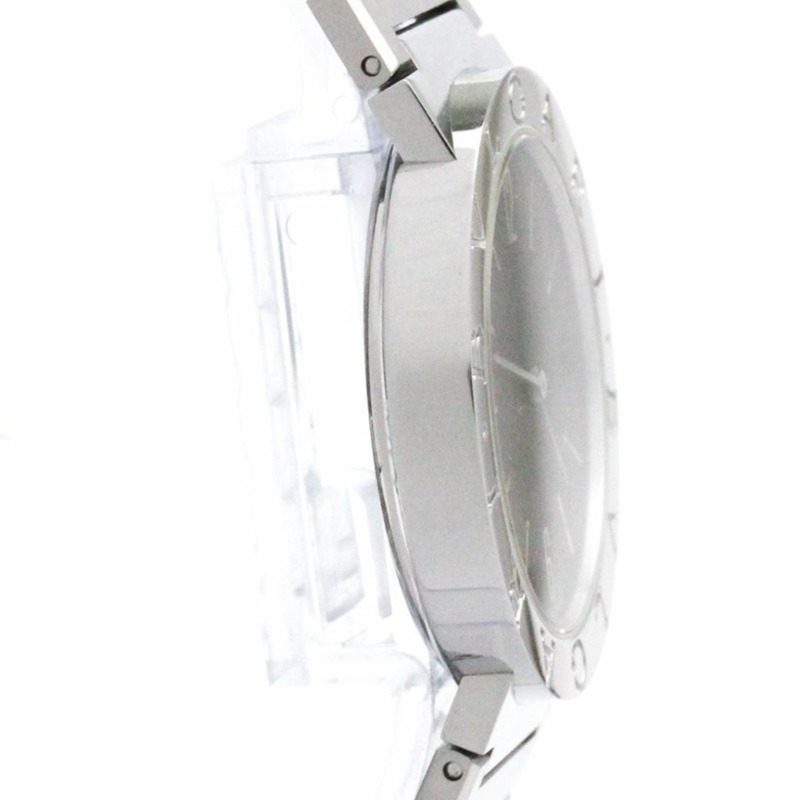 BVLGARI BVLGARI-BVLGARI 鋼石英男錶 BB33SS 拋光-7