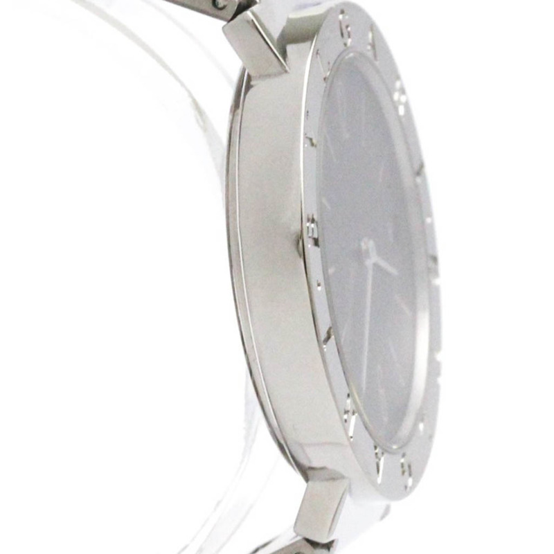 BVLGARI BVLGARI-BVLGARI 鋼石英男錶 BB33SSD 拋光-7