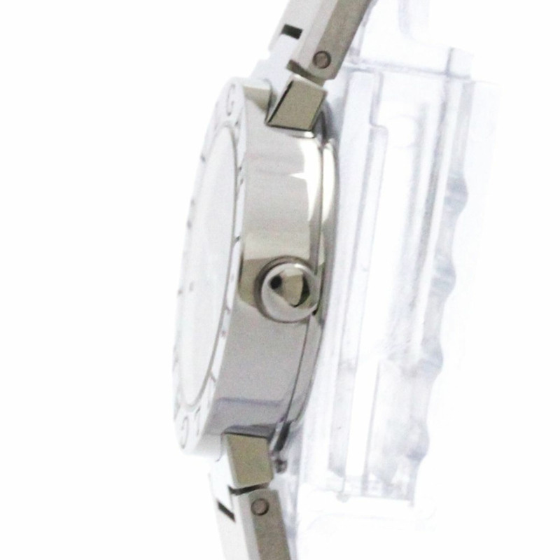 BVLGARI BVLGARI-BVLGARI 鋼石英女錶 BB23SS 拋光-3