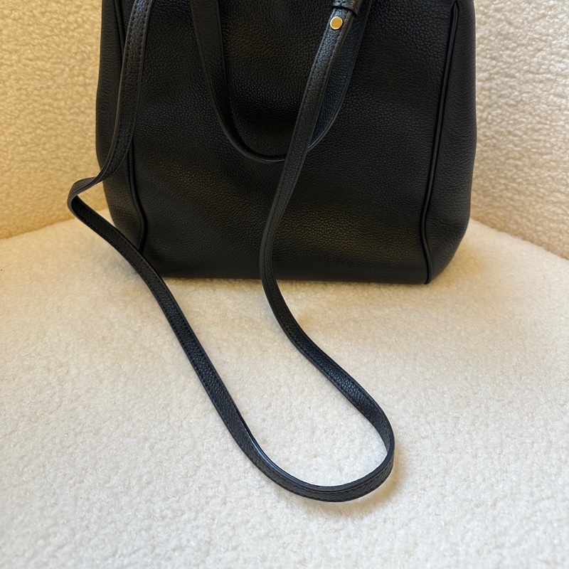 Celine/賽琳 Folded cabas 黑色極簡風折疊托特包-10