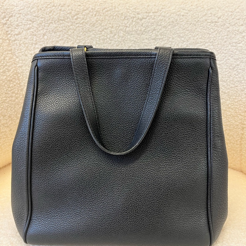 Celine/賽琳 Folded cabas 黑色極簡風折疊托特包-12