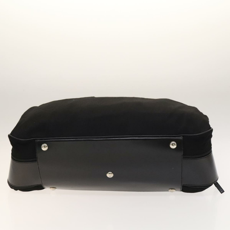 【日本直送】GUCCI 波士頓包 棉質 黑銀 010 1553 0301 正品 133415-4