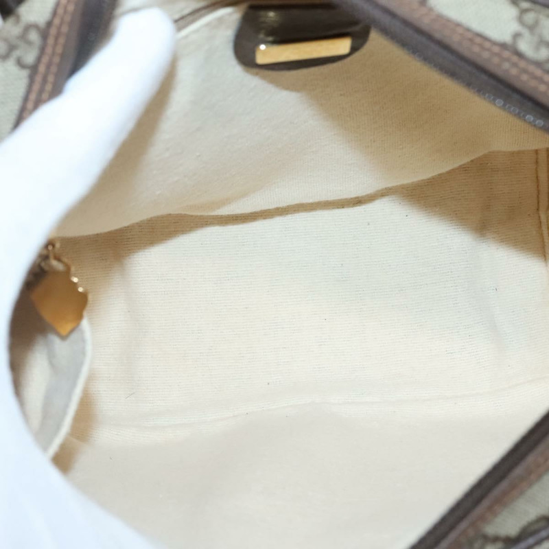 【日本直送】GUCCI GG Supreme 手提包 PVC 米金色 000 58 6090 正品 SW1472-9