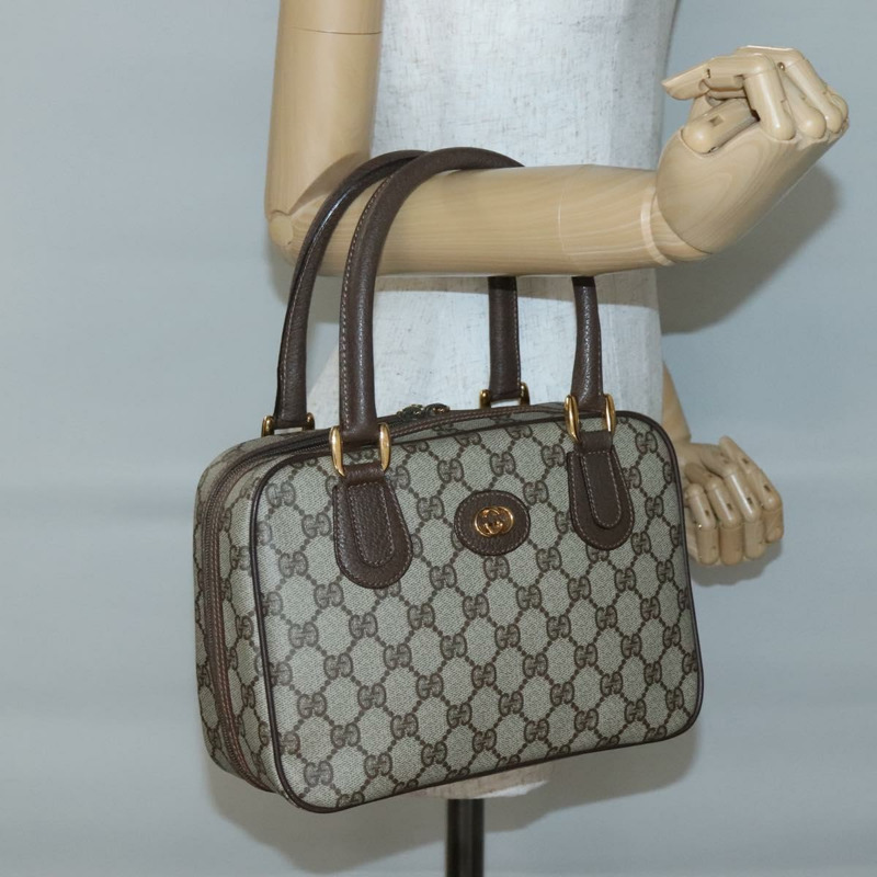 【日本直送】GUCCI GG Supreme 手提包 PVC 米金色 000 58 6090 正品 SW1472-21