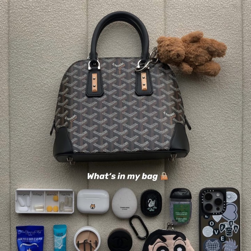 《特惠》Goyard 黑色mini 小貝殼包-2