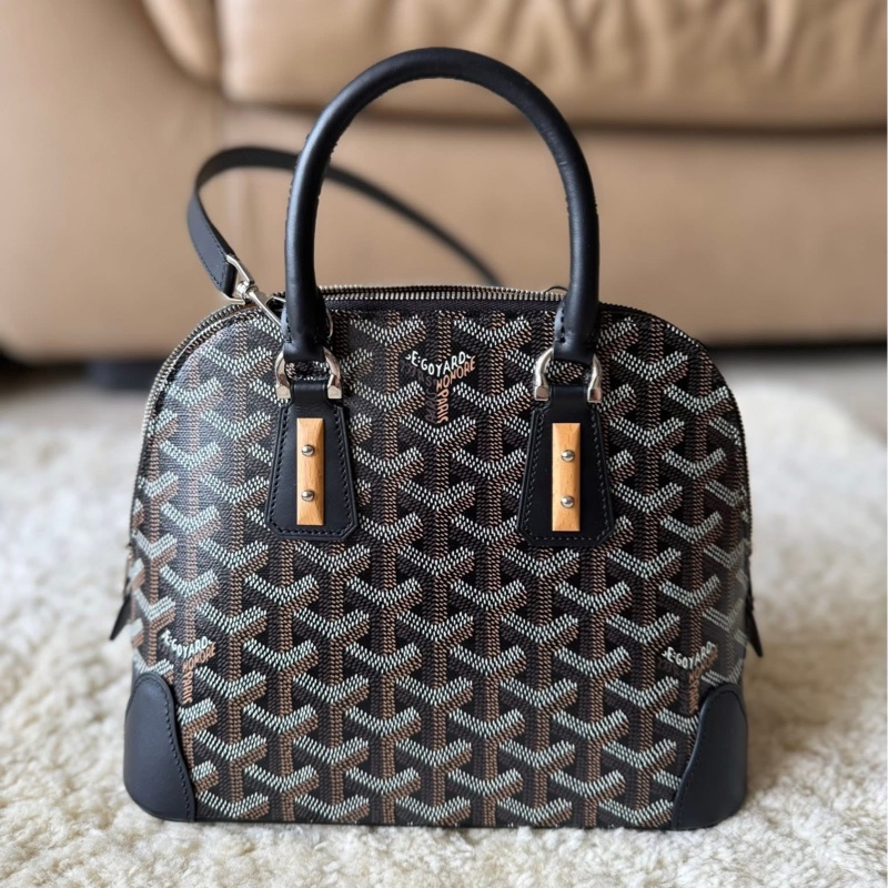 《特惠》Goyard 黑色mini 小貝殼包-4