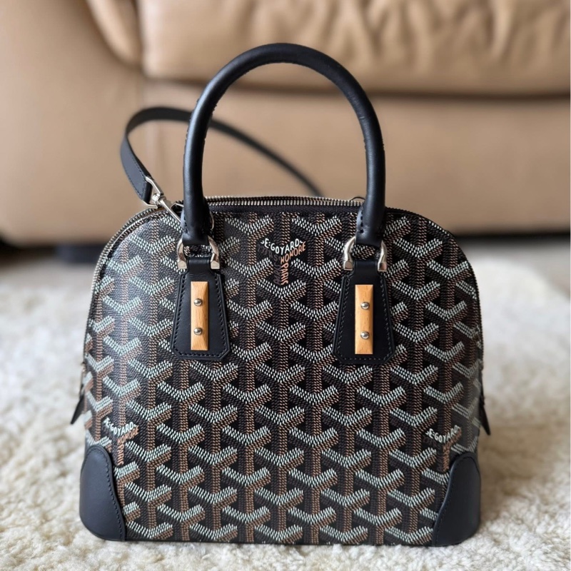 《特惠》Goyard 黑色mini 小貝殼包-5