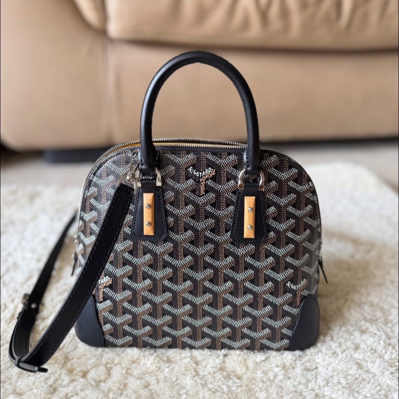 《特惠》Goyard 黑色mini 小貝殼包-6