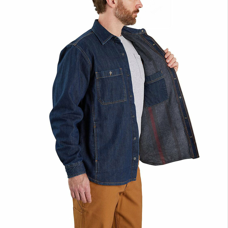 Carhartt - Camicia di jeans Denim Fleece Glacier - 105605 - GLACIER | size: XL-1