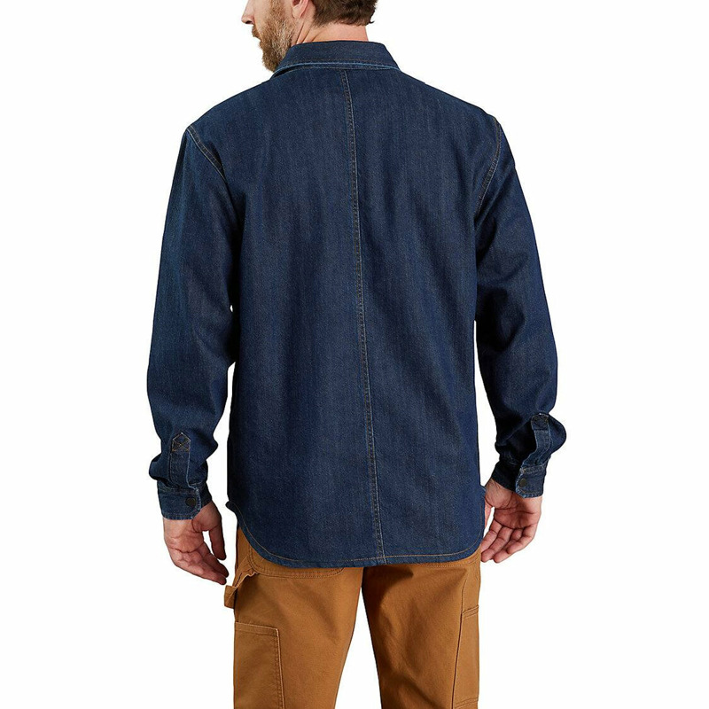 Carhartt - Camicia di jeans Denim Fleece Glacier - 105605 - GLACIER | size: XL-2
