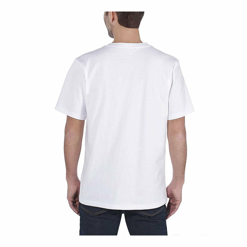 Carhartt - T-Shirt Pocket K87 White - 103296 - WHITE | size: S-1