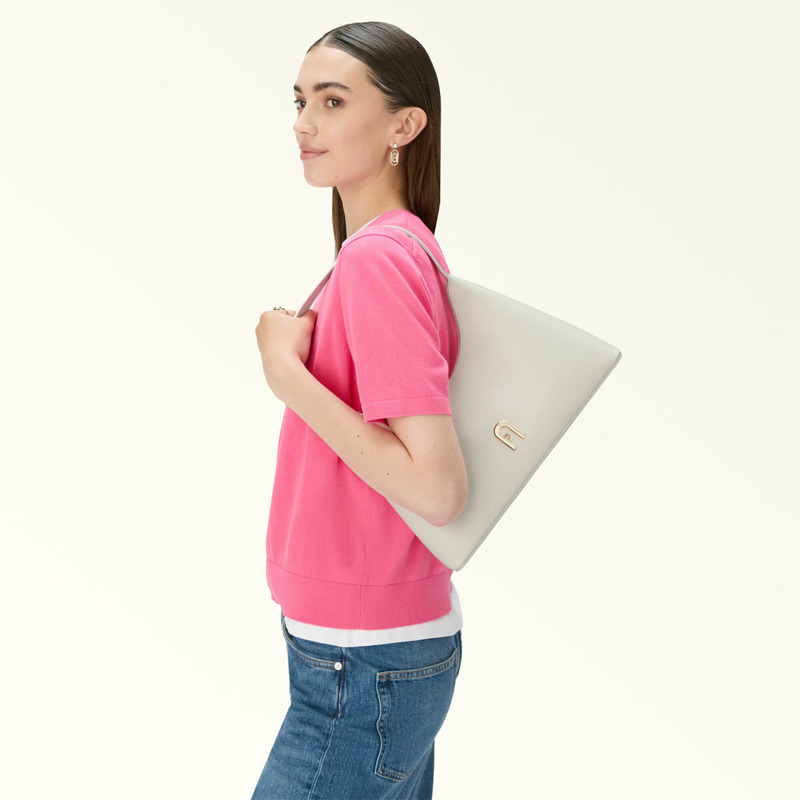 Furla - Borsa a spalla Diamante S Panna - WB00782AX0733 - PANNA-5