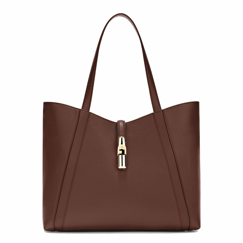 Furla - Borsa a spalla Goccia L Cioccolato - WB01788BX3353 - CIOCCOLATO-0