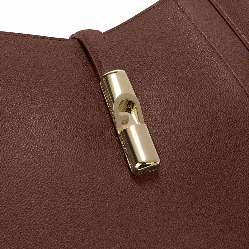 Furla - Borsa a spalla Goccia L Cioccolato - WB01788BX3353 - CIOCCOLATO-3