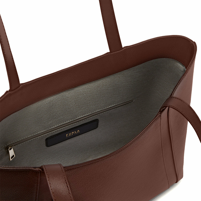 Furla - Borsa a spalla Goccia L Cioccolato - WB01788BX3353 - CIOCCOLATO-4