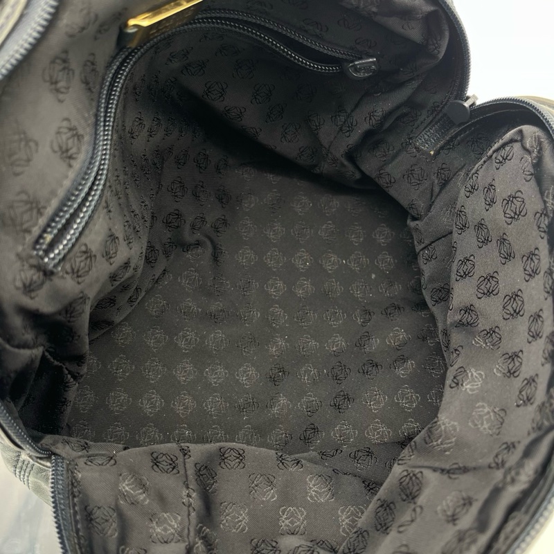 「JL精品代購」Loewe 灰綠色柔軟小羊皮金屬鏈條小方包-11