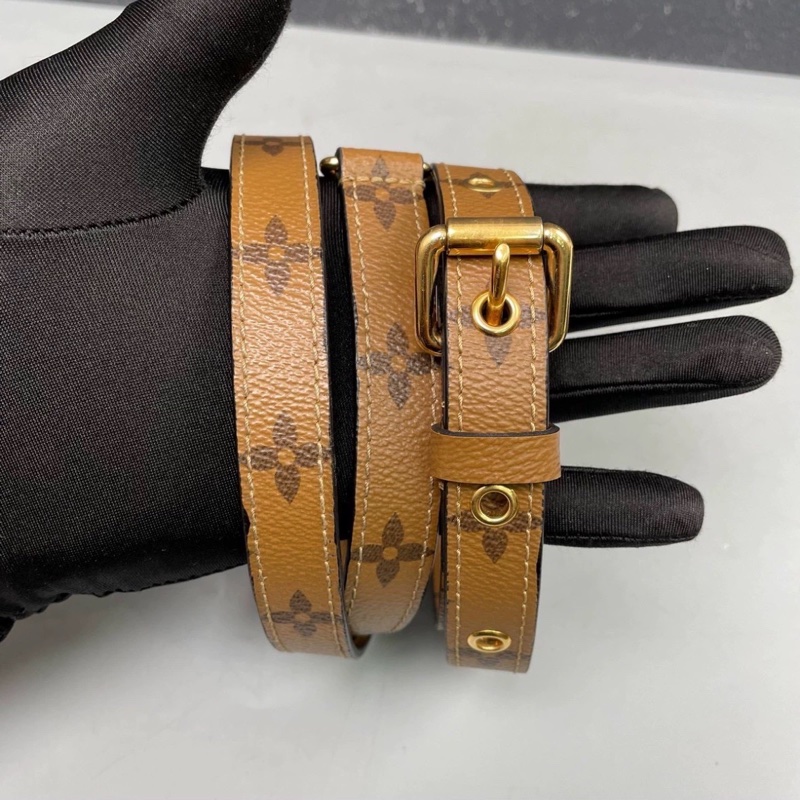 超爆搶手款🥰Lv路易威登老花焦糖拼色郵差包手提單肩包-13