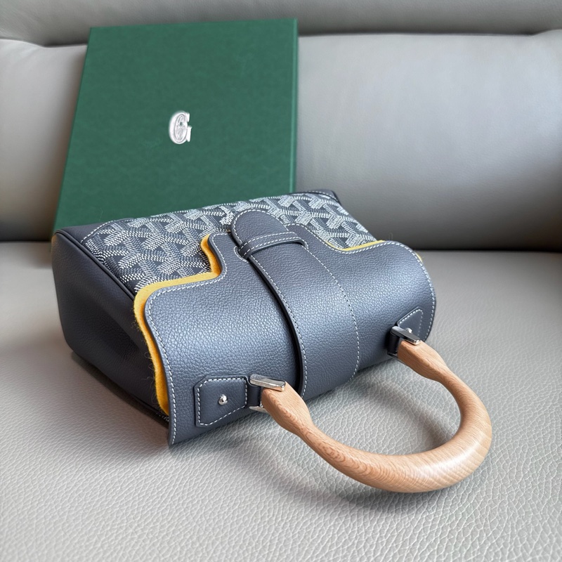 「M.Y精品」 goyard 戈雅 西貢包 經典灰 Mini saigon-15