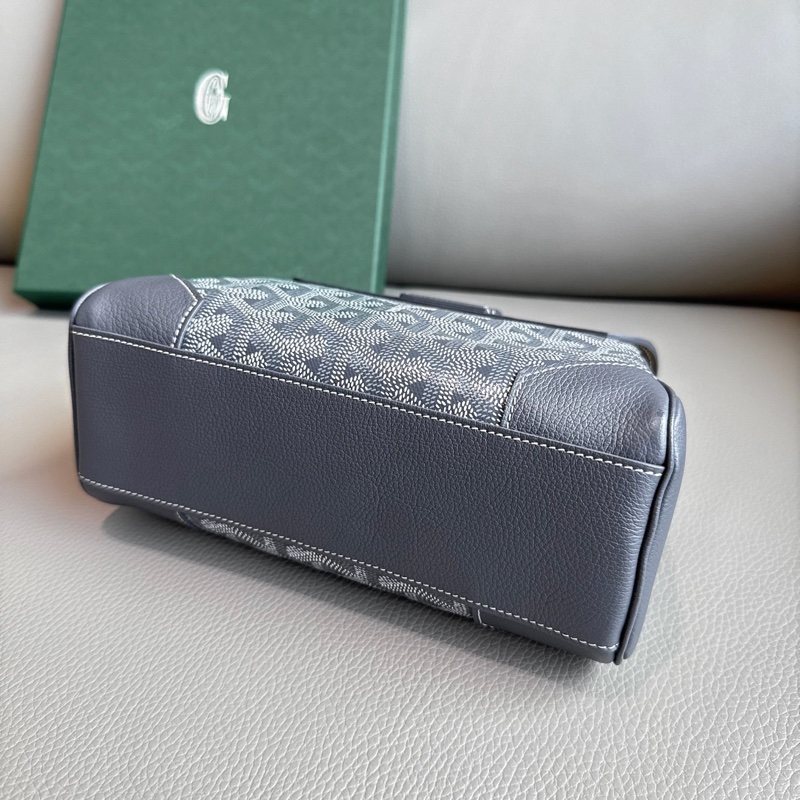 「M.Y精品」 goyard 戈雅 西貢包 經典灰 Mini saigon-20