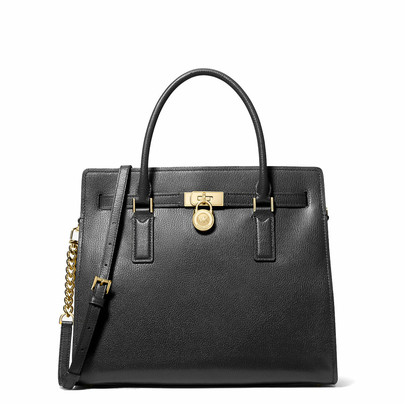 Michael Kors - Borsa a mano Hamilton Moderne Large Black - 30F5GNXS3L - BLACK-0