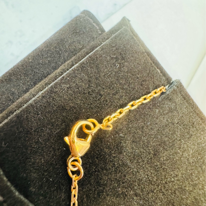 全新正品 愛馬仕HERMES mini pop H淡粉項鍊-5