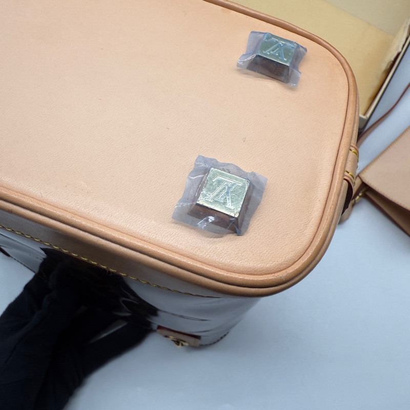 Louis Vuitton 限量秀款Ambre玳瑁果凍老花水桶包 薇薇安菜籃子包-12