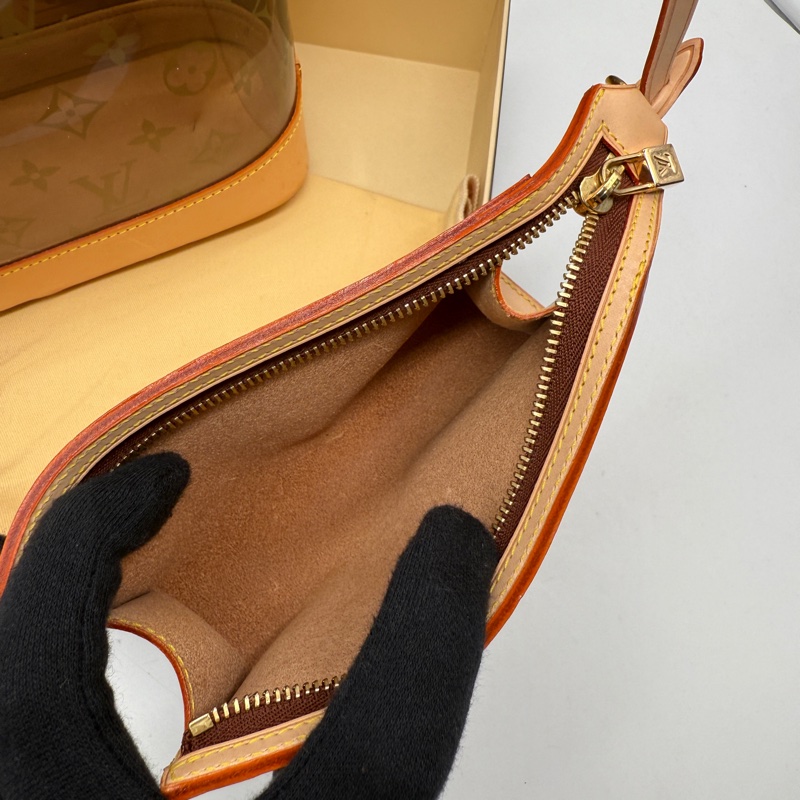 Louis Vuitton 限量秀款Ambre玳瑁果凍老花水桶包 薇薇安菜籃子包-19