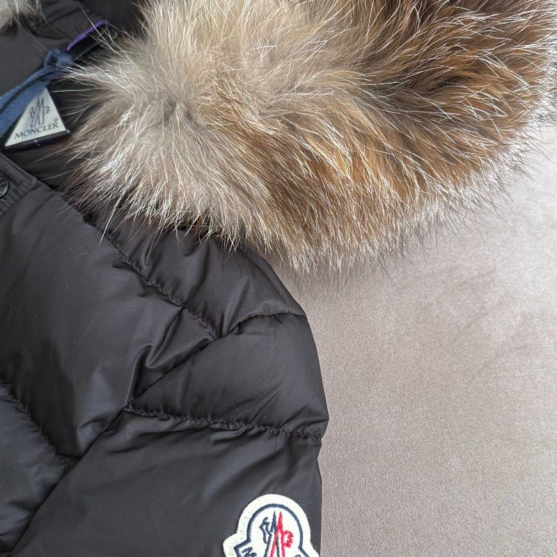 MONCLER Khloe 狐狸毛羽絨外套 0碼 全新帶吊牌-2