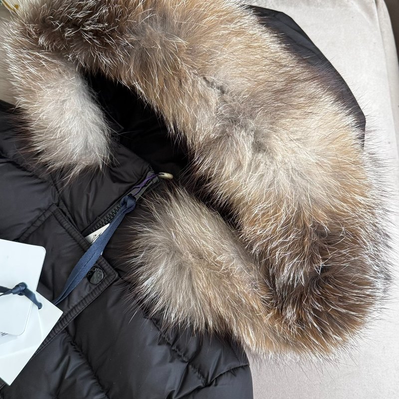 MONCLER Khloe 狐狸毛羽絨外套 0碼 全新帶吊牌-4