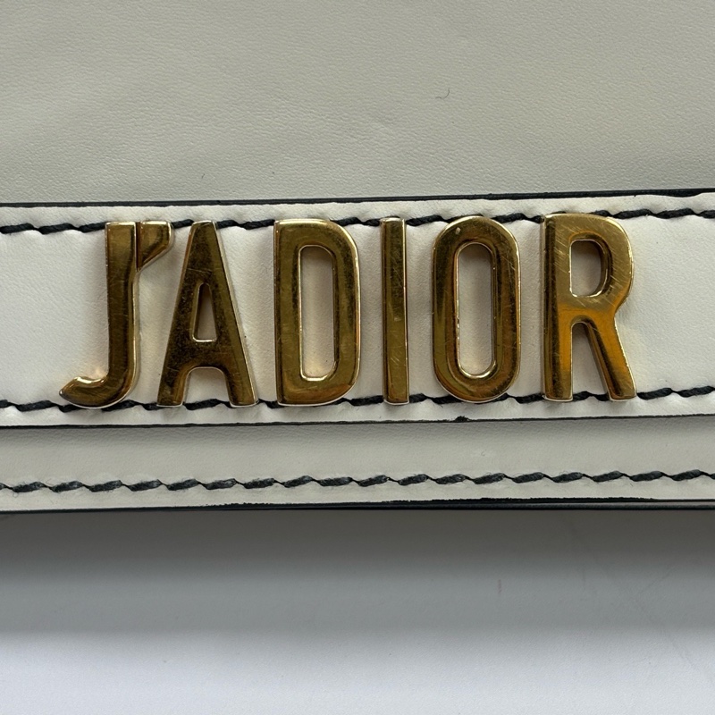 Dior迪奧J'adior白色鏈條包-7