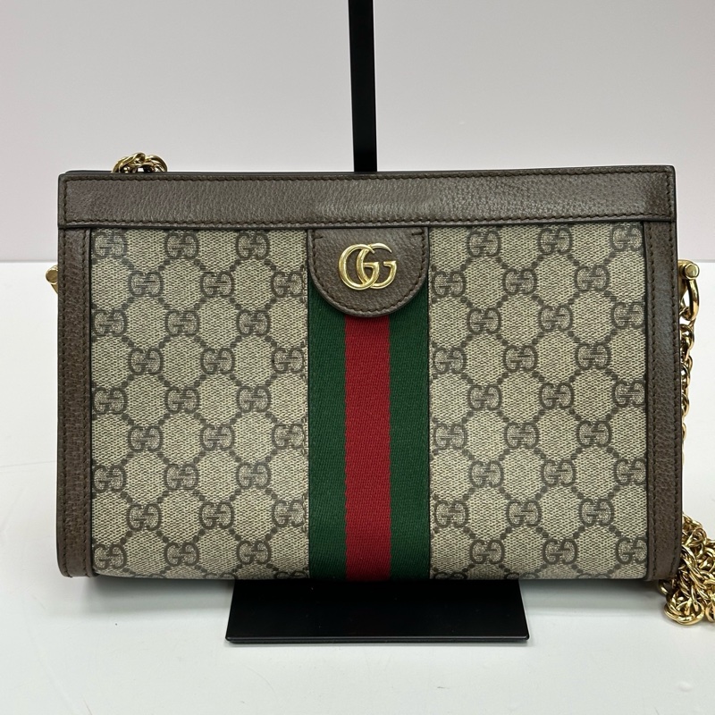 Gucci古馳Ophidia小號單肩斜挎夾子包-0