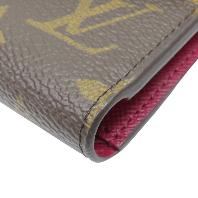 棕色 原花帆布 Victorine 三折短夾【LOUIS VUITTON LV 路易威登】 M41938-8