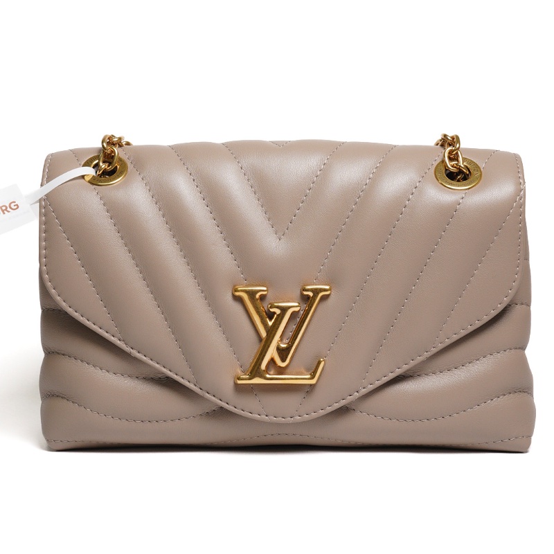 Louis Vuitton 波浪鏈條包 奶茶色-1