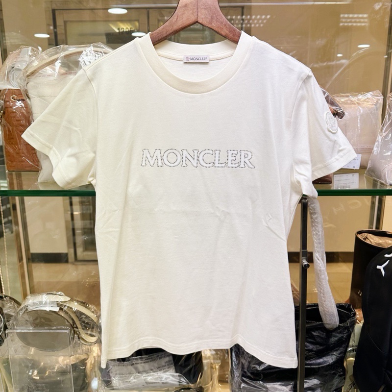 促銷品 Moncler 女款Tee 米黃色S 碼-0