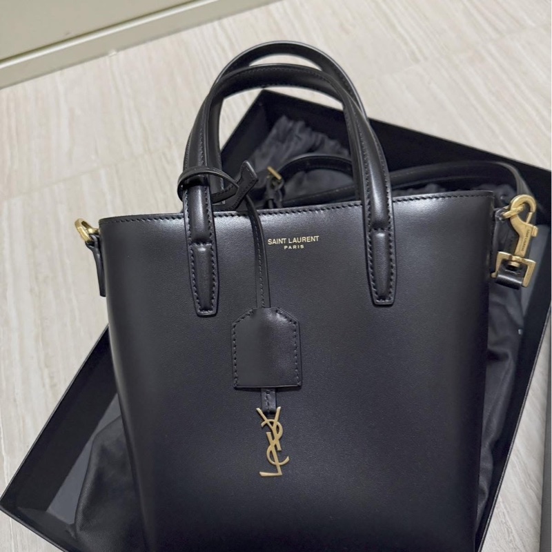 YSL 斜背托特包 全新僅開封(福利品)-0