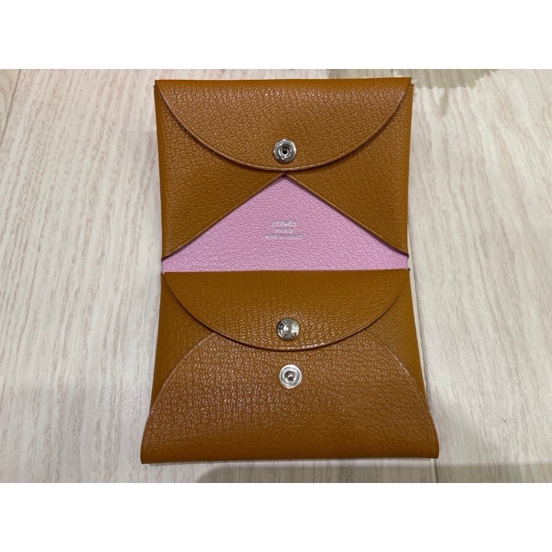 Hermes Calvi Duo 超美 雙拼色-0
