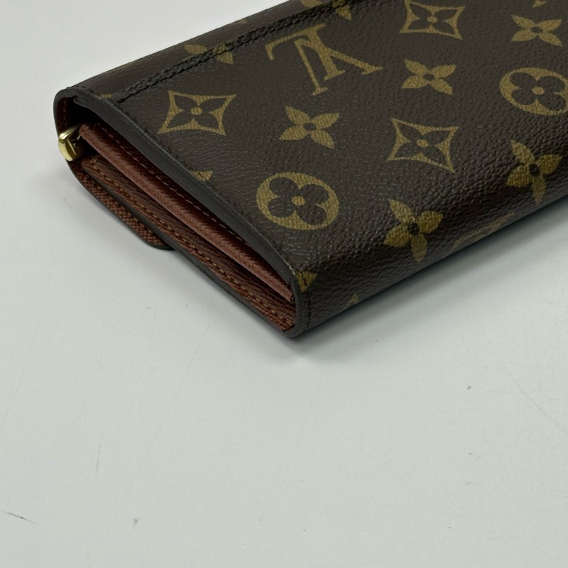 LouisVuitton路易威登金豆豆長款老花錢包-14