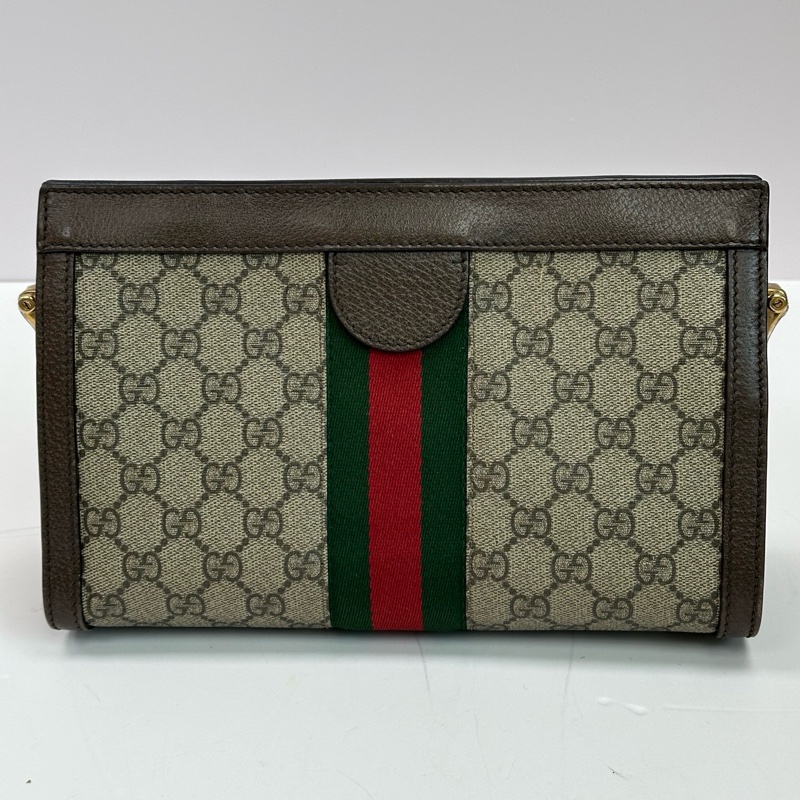 GUCCI/古馳Ophidia小號單肩斜挎夾子包-9