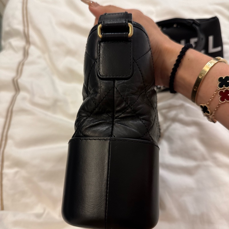 chanel so black 新中號流浪包-3